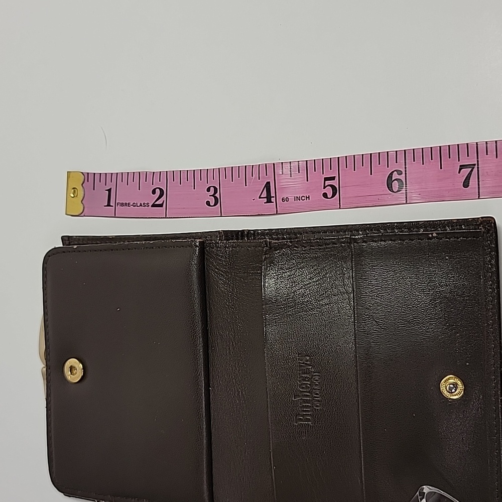 BURBERRYS VTG NOVA CHECK COMPACT KISSLOCK WALLET - Picture 15 of 15